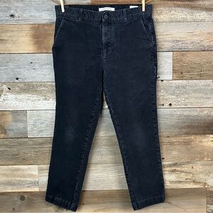 Pacsun Men’s Size 32 Slim Chino Black Corduroy Jeans Pants Skater Grunge